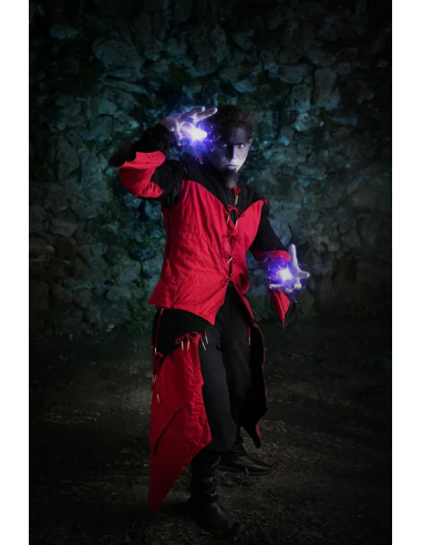 Night Charm Dark Elf Costume (red-black)
