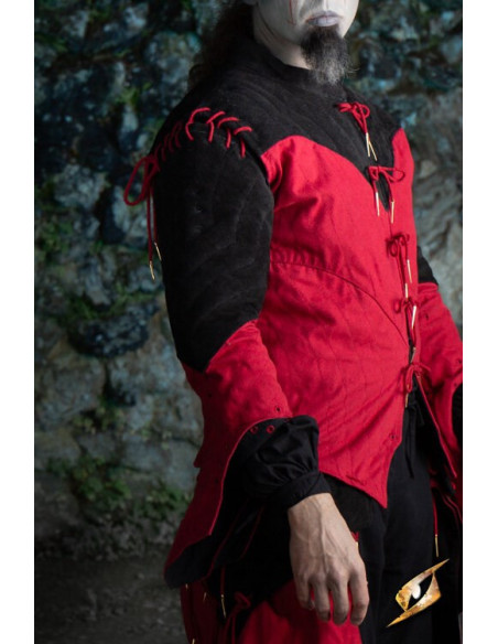 Night Charm Dark Elf Costume (red-black)