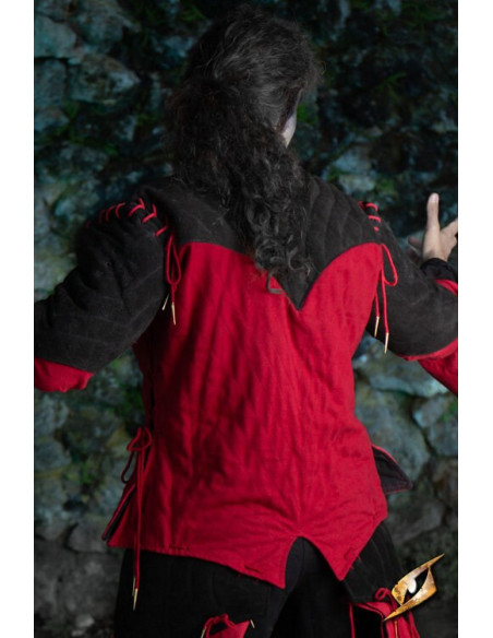 Night Charm Dark Elf Costume (red-black)