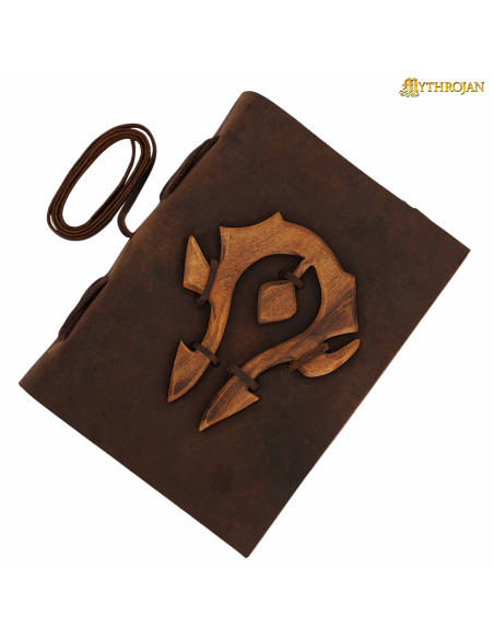 Brown leather journal By The Horde,...