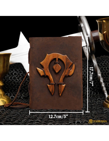 Brown leather journal By The Horde,...