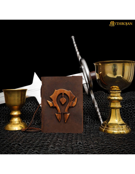 Brown leather journal By The Horde,...