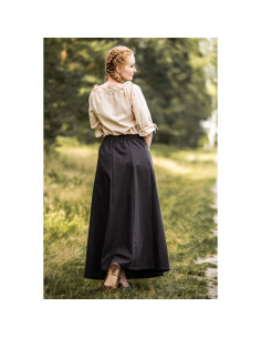 Smilla women's medieval skirt, dark brown 2
