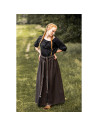 Smilla women's medieval skirt, dark brown