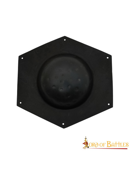 Hexagonal umbo for Roman shield in... Hexagonal umbo for Roman shield in...