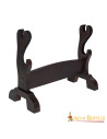 Tabletop display for 2 katanas, swords or axes