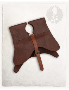 Calvert medieval fanny pack bag in brown (20x25 cm.) 2