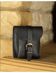 Medieval Geralt fanny pack type bag in black (14x12 cm.) 2