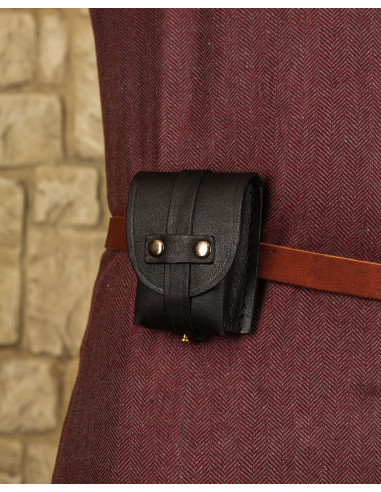 Medieval Geralt fanny pack bag in brown (12x9 cm.)