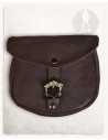 Medieval León bag, fanny pack type in brown (20x18 cm.)