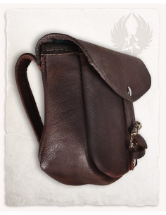 Medieval León bag, fanny pack type in brown (20x18 cm.) 2