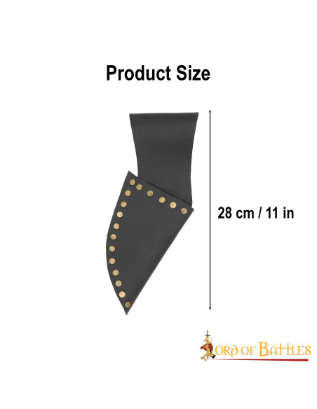 Leather baldric for left hand pirate...