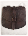 Luis medieval bag, fanny pack type in Brown (22x23 cm.)