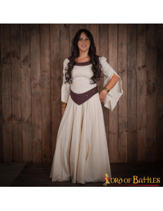 Light Cotton Medieval Dress, Country Maiden