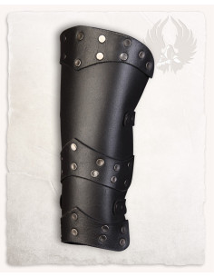 Medieval greaves for children Tobi model - Black