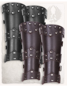 Medieval greaves for children Tobi model - Black 2
