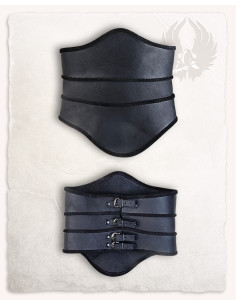 Scarlet Medieval Bodice - Black