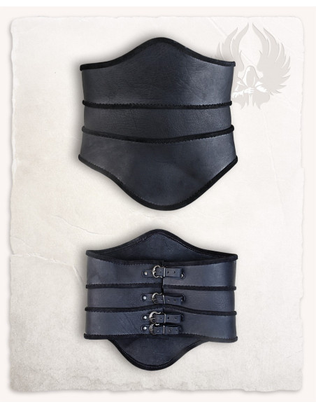 Scarlet Medieval Bodice - Black