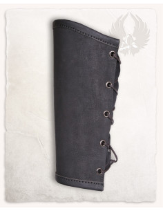 Vintage Borg Leather Bracelets - Black 2