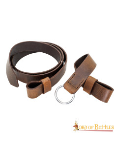 Brown Leather Sword Belt