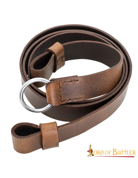 Brown Leather Sword Belt