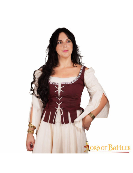Medieval Maiden Adalyn Cotton Bodice
