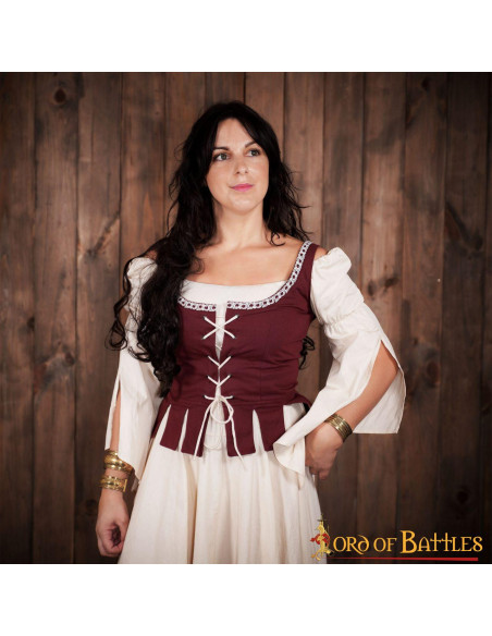 Medieval Maiden Adalyn Cotton Bodice