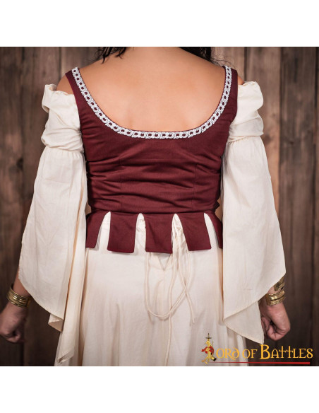 Medieval Maiden Adalyn Cotton Bodice