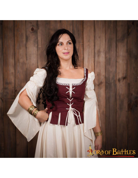 Medieval Maiden Adalyn Cotton Bodice