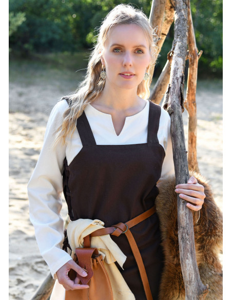 Viking earrings in silver brass