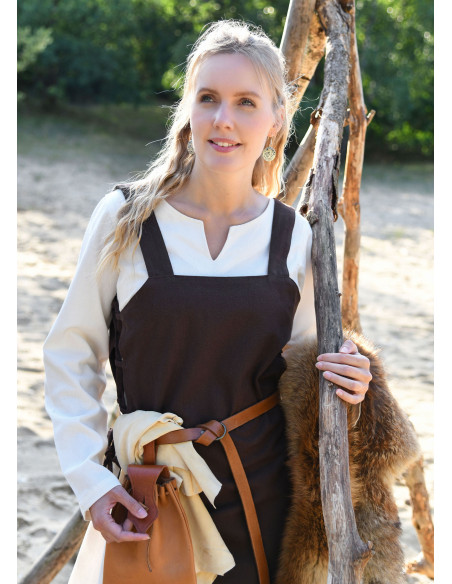 Viking earrings in silver brass