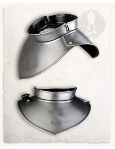 Medieval Lucas gorget in steel