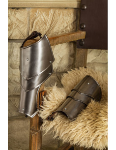 Vigor armor shoulder pads in steel