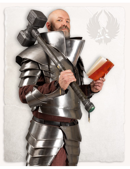 Vigor armor shoulder pads in steel