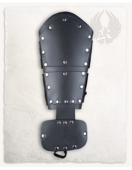 Quintus Roman bracers in black suede...