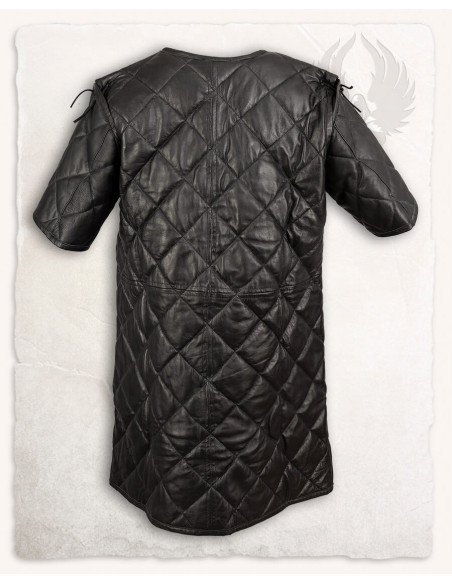 Haldur Medieval Gambeson in Black