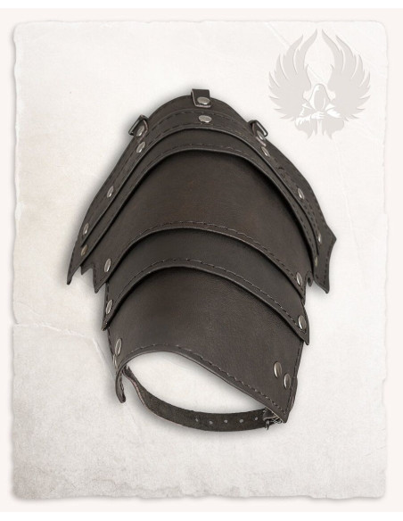 Albrecht medieval shoulder pads in black