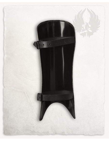 Harald medieval greaves with buckles