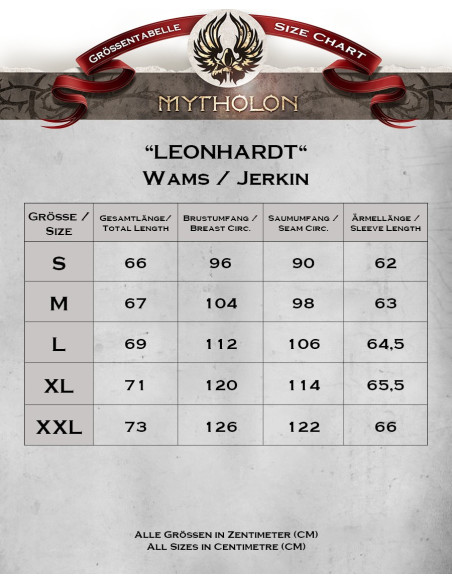 Medieval Leonhardt vest, 17th century