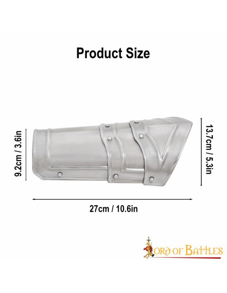 LARP Fantasy Medieval Steel Bracelets