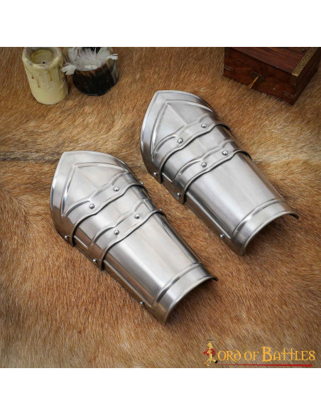 LARP Fantasy Medieval Steel Bracelets