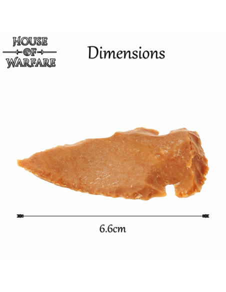 Neolithic siles arrowhead (6.6 cm.)