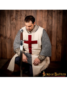 Knights Templar tabard with Christian cross