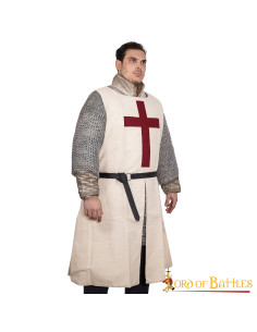 Knights Templar tabard with Christian cross 2