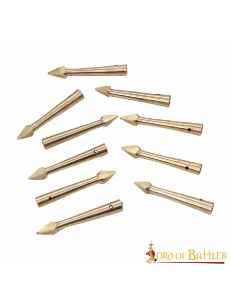 Set of 10 Solid Brass Cleats with...