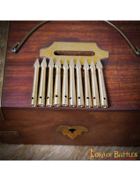 Set of 10 Solid Brass Cleats with...