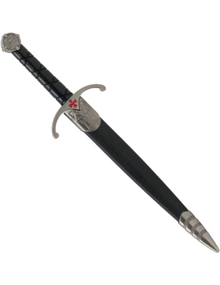 Templar cross pâté dagger with sheath...