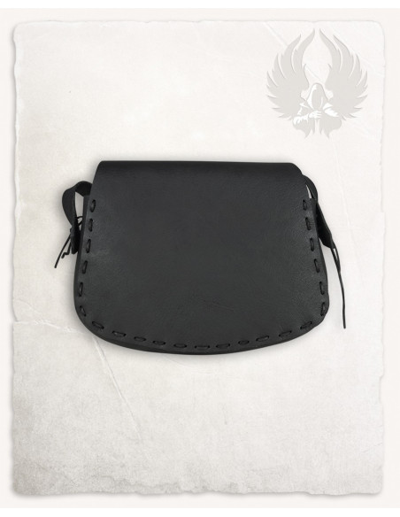 Meera shoulder bag in black (33x20 cm.)
