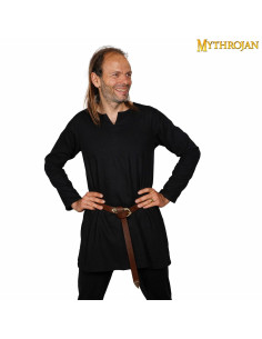 Medieval black tunic for children Raider model