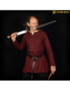 Medieval brown tunic for children Raider model